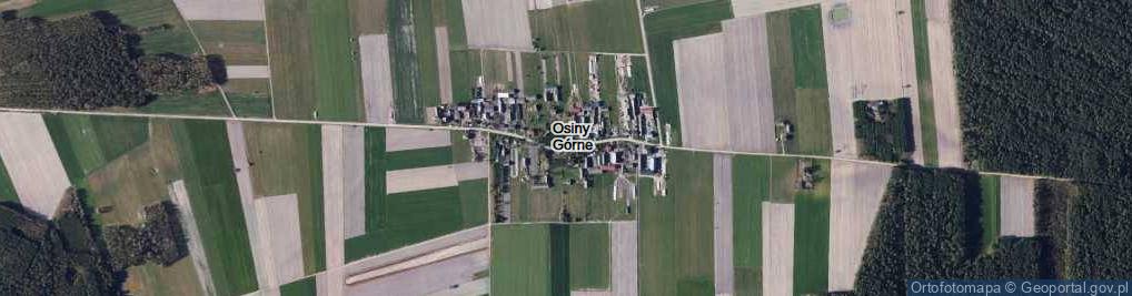 Zdjęcie satelitarne Osiny Górne ul.